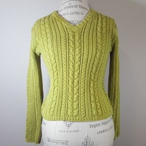 J.Crew pullover cable knit sweater size small